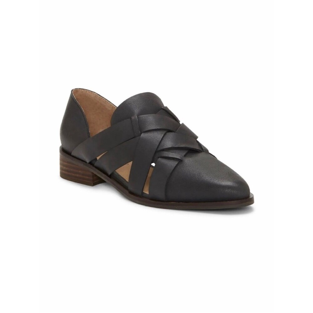 LUCKY BRAND Black Leather Preekah Bootie 9.5
